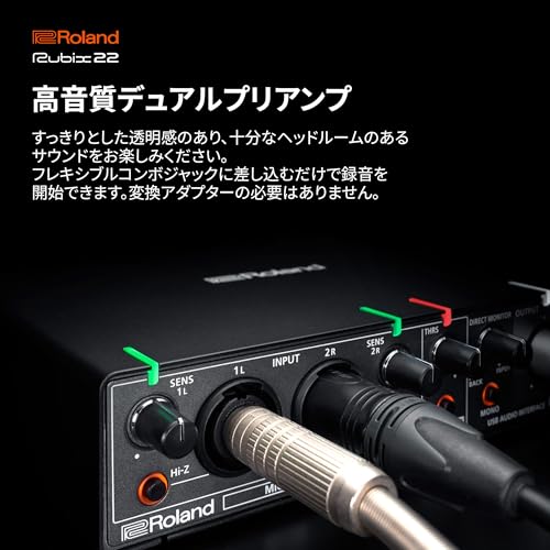 DTM・DAW Roland Rubix22 Roland - Rubix22 | Interfejs audio USB